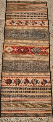 A Vintage Moroccan Kilim Rug
