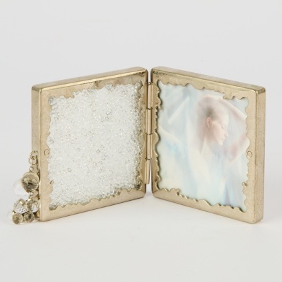 A Swarovski Crystal Folding Pocket Photo Frame
