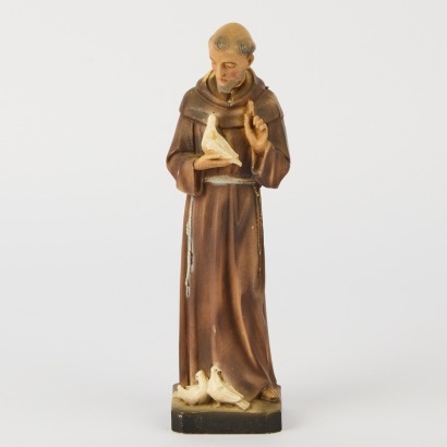 A Vintage Resin Statuette of St Joseph