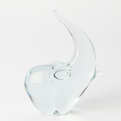 A Mid-century Murano Elephant