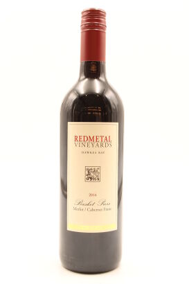 (1) 2014 Redmetal Basket Press Merlot Cabernet Franc, Hawkes Bay