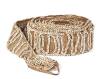 Large Woven Bast String Snake Belt