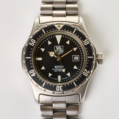 Stainless Steel, 29mm TAG Heuer Professional 2000 Ladies Quartz Wristwatch, circa 1990's