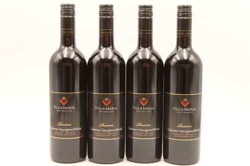 (4) 2013 Villa Maria Reserve Cabernet Merlot, Gimblett Gravels [BC96] [GK19]
