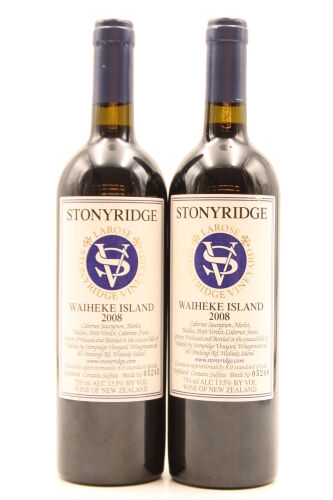 (2) 2008 Stonyridge Vineyard Larose, Waiheke Island&nbsp;