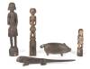 Five Wooden Trobiand DS Carvings