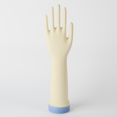 A Ceramic Glove Mould