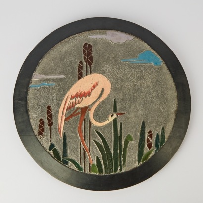 A Vintage Metal Work Flamengo Wall Hanging