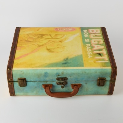 A Vintage 'Bugatti' Suitcase