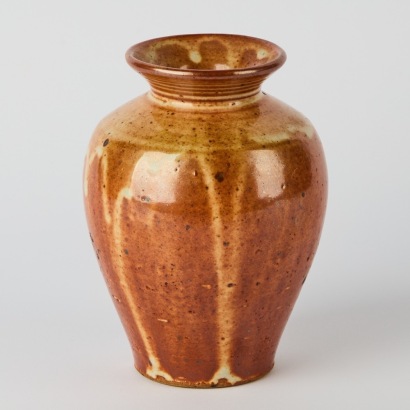 A Shino Glaze Vase