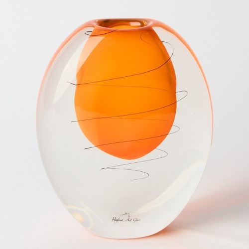 An Ola H&ouml;gland Art Glass Bud Vase