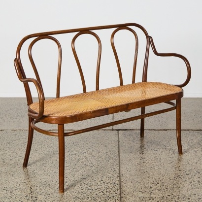 A Thonet Bench Seat