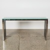 A Post Modern Chrome Console Table - 2