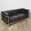 A Le Corbusier LC2 Style Two Seater Sofa - 2