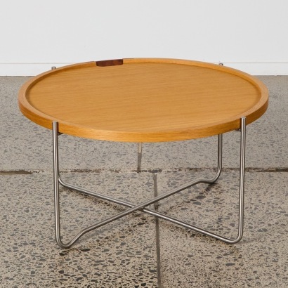 A Hans J. Wegner CH417 Tray Table by Carl Hansen & S&oslash;n