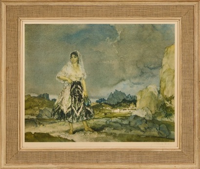 SIR WILLIAM RUSSELL FLINT Spanish Lady
