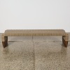 A Brera Bench by Guglielmo Ulrich for Poltrona Frau