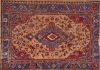 A Large Semi-Antique Handknotted Persian Hamadan Rug