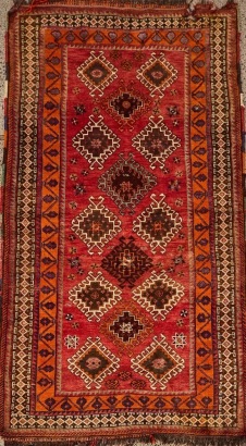 A Vintage Handknotted Wool Turkish Rug a/f