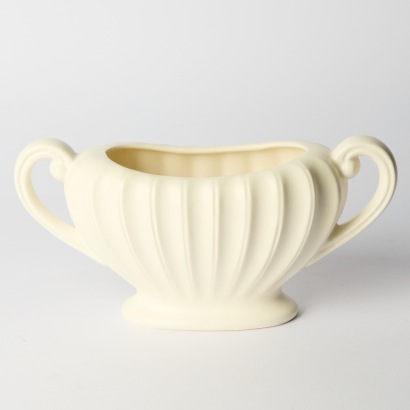 A Ribbed Sylvac Mantle Vase