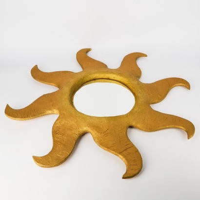 A Mid-Century Sunburst Mirror