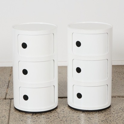 A Pair of Kartell Style Componibilis