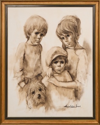 A Large Retro Barry Leighton-Jones Print