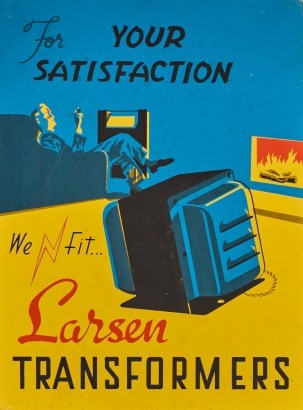 A Vintage Card Advertising Sign