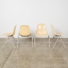 A Set of Four Fibreglass DSR Chairs by Eames for Herman Miller - 2