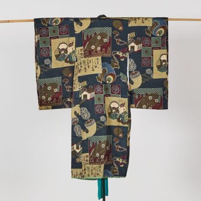 A Vintage Japanese Decorative Child&rsquo;s Kimono