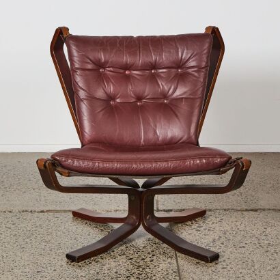 A Norwegian Falcon Lounge Chair by Sigurd Ressel for Vatne M&oslash;bler, 1970s