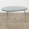 An Arne Jacobsen 100-Year Anniversary Set with Three Ant Chairs and One Egg Table by Fritz Hansen - 4