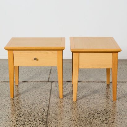 A Pair of Shaker Style Bedside Cabinets