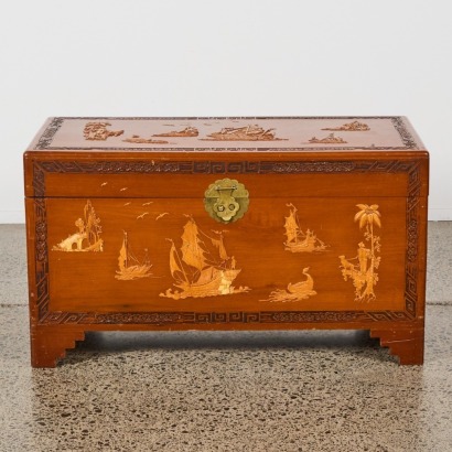 A Nautical-Themed Camphor Chest