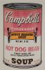 ANDY WARHOL Campbell&rsquo;s Soup Can II - Hot Dog Bean