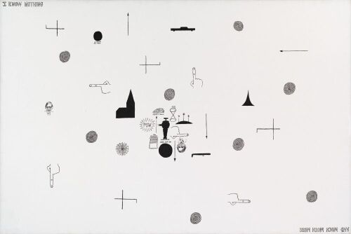 PETER ROBINSON Untitled (I know nothing) &diams;