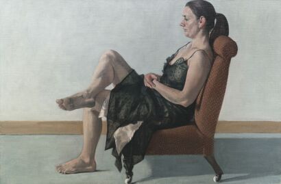 RICHARD MCWHANNELL Renee on the slipper chair &diams;