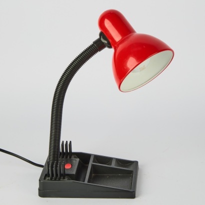 A Gooseneck Lamp with Organiser Base