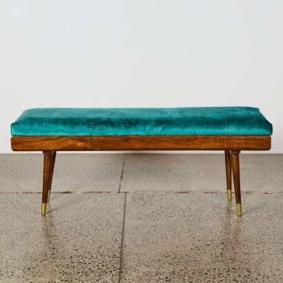 A Mid Century Style Bench Seat