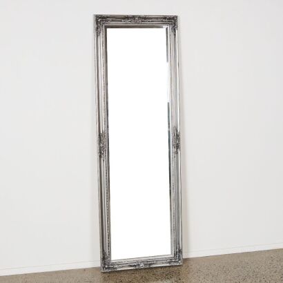 An Antique Style Silver Wall Mirror