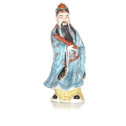 A Chinese Republic Period Famille Rose Figure