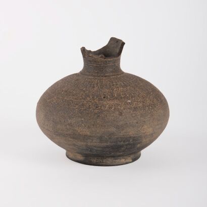 A Korean 7th Century Silla Kingdom Pottery Jar