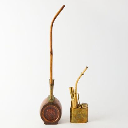 A Set of Two Chinese Waterpipes
