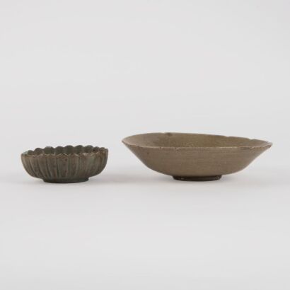A Set of Two Chinese Song Dynasty Longquan Kiln Plates