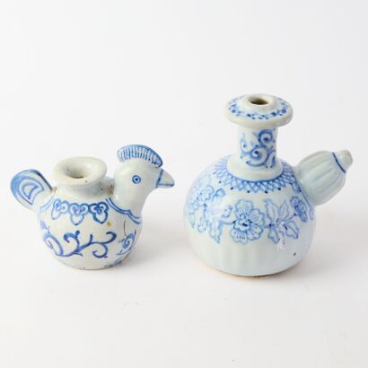 A Set of Two South Asian Small Watering Pots