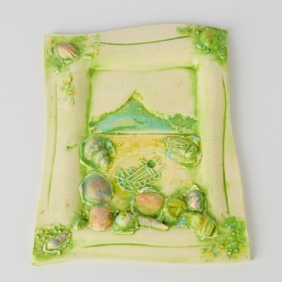 A Cheryl Oliver Coastal Wall Hanging