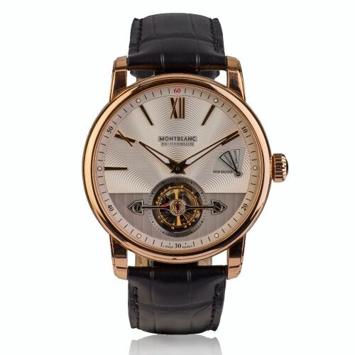 18ct Red Gold, 42mm Montblanc Star 4810 Exo Tourbillon Slim, Automatic Wristwatch, circa 2018