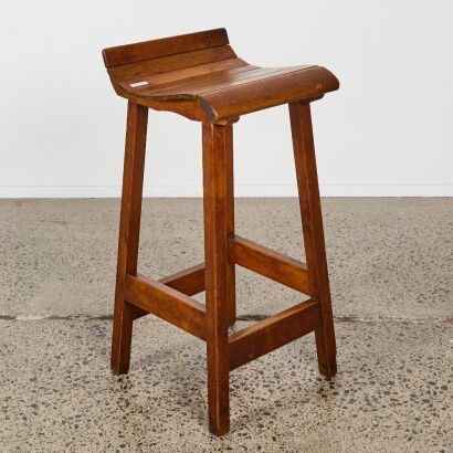 An Antique Kauri Stool