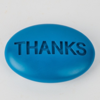 A "Thanks" Visible Marker by Alan McCollum by Moma