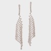 18ct White Gold, Modern, 2.92ct Fancy Diamond Drop Earrings - Near new